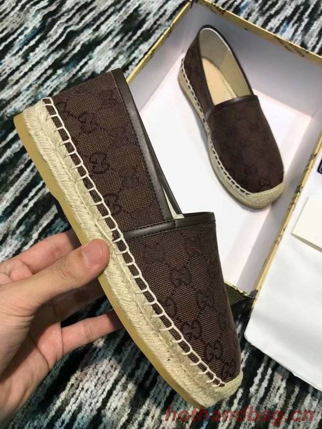 Gucci logo canvas espadrille GG1384LRF Chocolates Gucci logo canvas espadrille GG1384LRF Chocolates