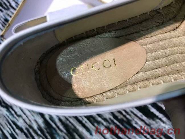 Gucci logo canvas espadrille GG1384LRF silver Gucci logo canvas espadrille GG1384LRF silver