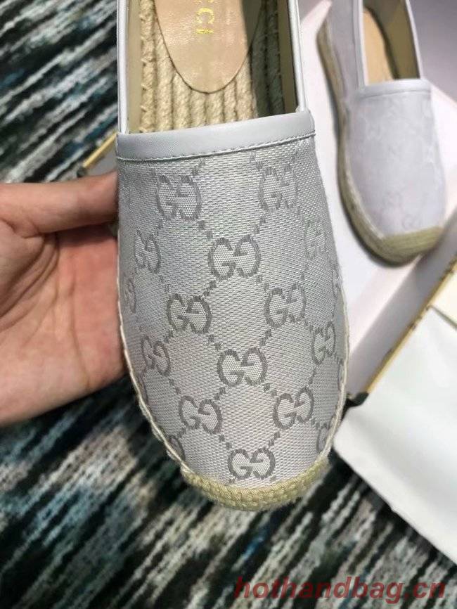 Gucci logo canvas espadrille GG1384LRF silver Gucci logo canvas espadrille GG1384LRF silver