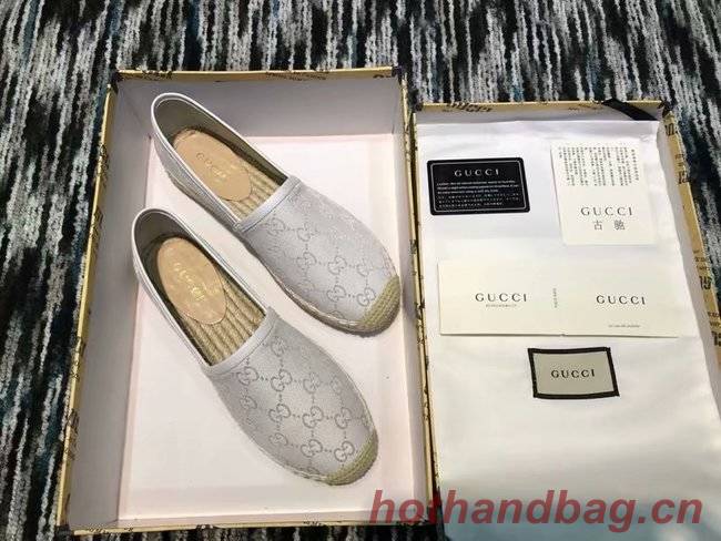 Gucci logo canvas espadrille GG1384LRF silver Gucci logo canvas espadrille GG1384LRF silver