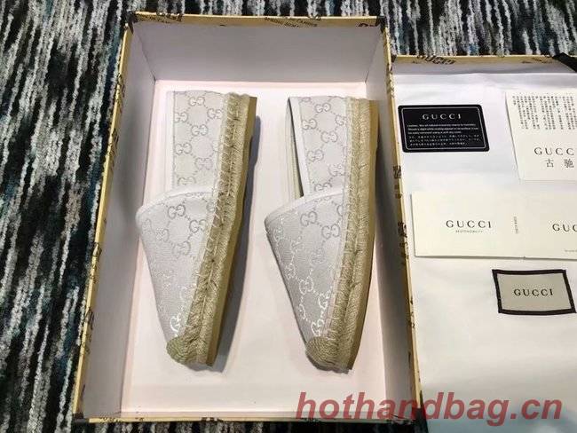 Gucci logo canvas espadrille GG1384LRF silver Gucci logo canvas espadrille GG1384LRF silver