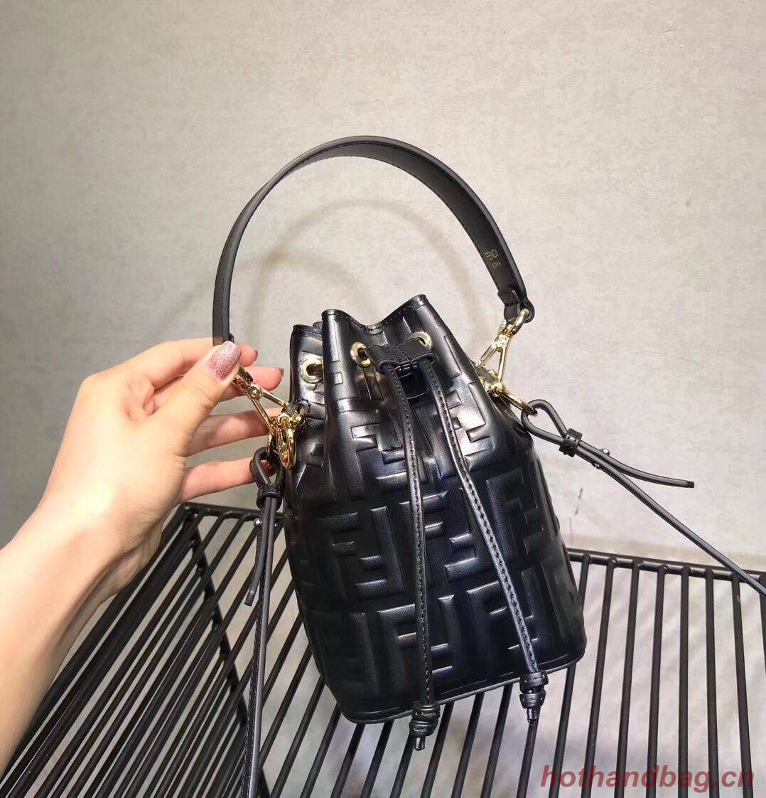 Fendi Calfskin Leather Flap TOTE Bag 3326 Black Fendi Calfskin Leather Flap TOTE Bag 3326 Black