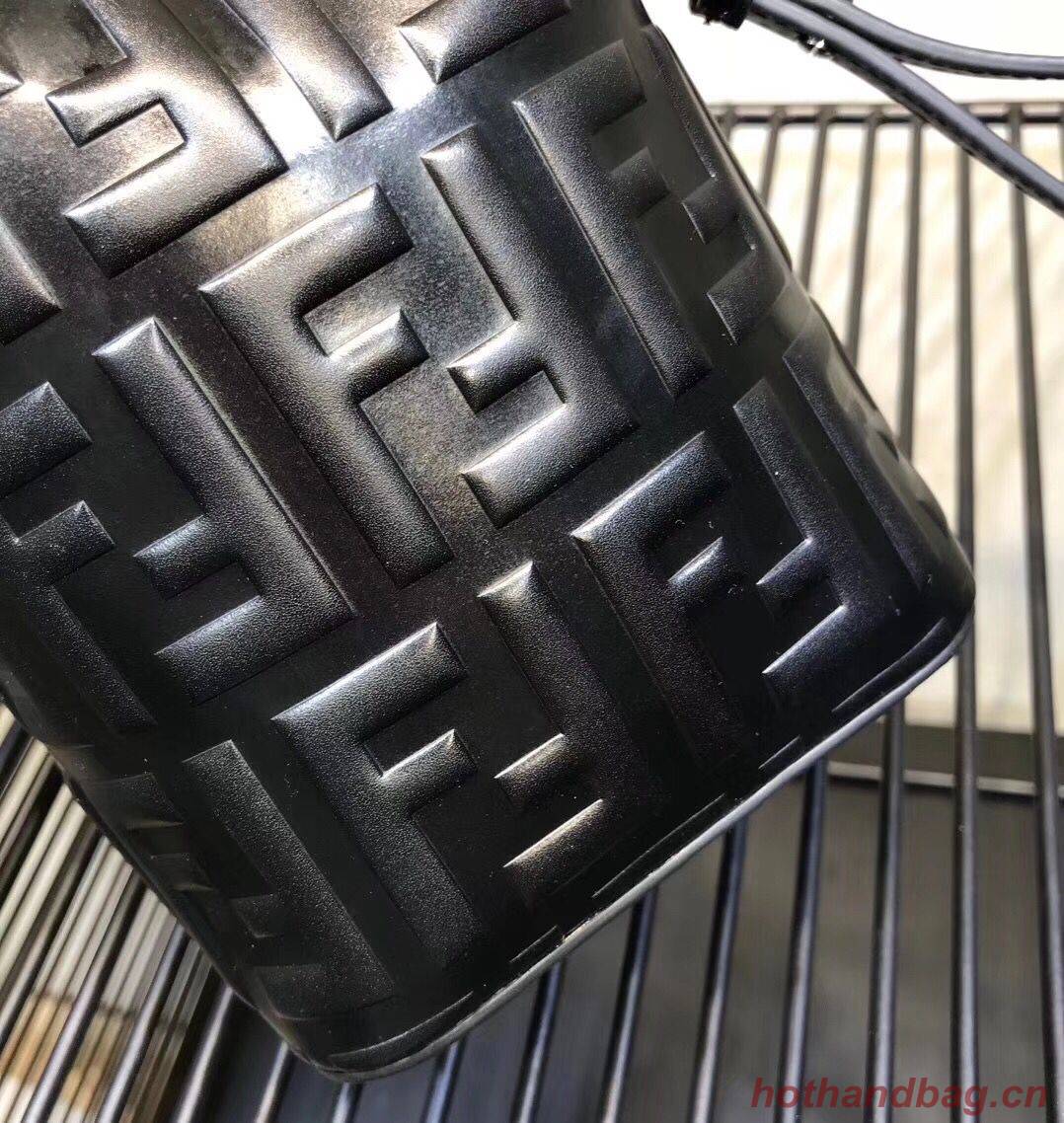 Fendi Calfskin Leather Flap TOTE Bag 3326 Black Fendi Calfskin Leather Flap TOTE Bag 3326 Black