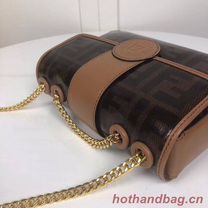 Fendi WALLET ON CHAIN 8HF836 brown Fendi WALLET ON CHAIN 8HF836 brown