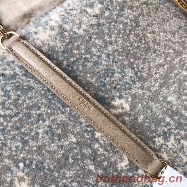 CELINE MEDIUM C BAG IN BICOLOUR QUILTED CALFSKIN CL87253 Camel CELINE MEDIUM C BAG IN BICOLOUR QUILTED CALFSKIN CL87253 Camel