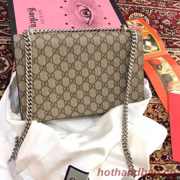 Gucci Medium Dionysus GG Canvas Shoulder Bag 400249 Taupe Gucci Medium Dionysus GG Canvas Shoulder Bag 400249 Taupe