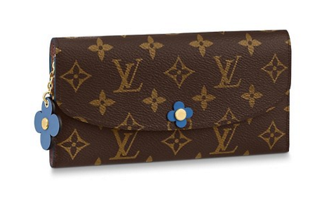 Louis Vuitton EMILIE WALLET M63895 Bleu Jean Blue Louis Vuitton EMILIE WALLET M63895 Bleu Jean Blue