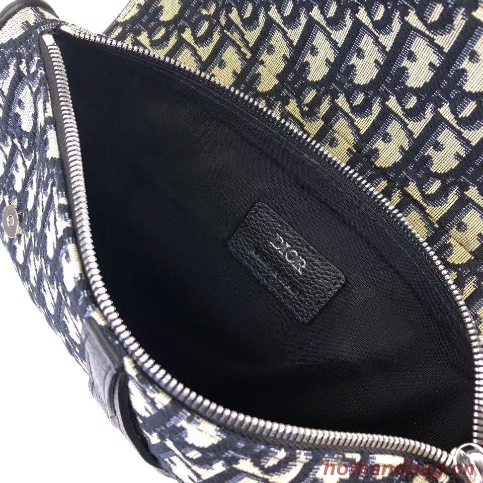 Dior Saddle Canvas Crossbody Bag M0446D Black Dior Saddle Canvas Crossbody Bag M0446D Black