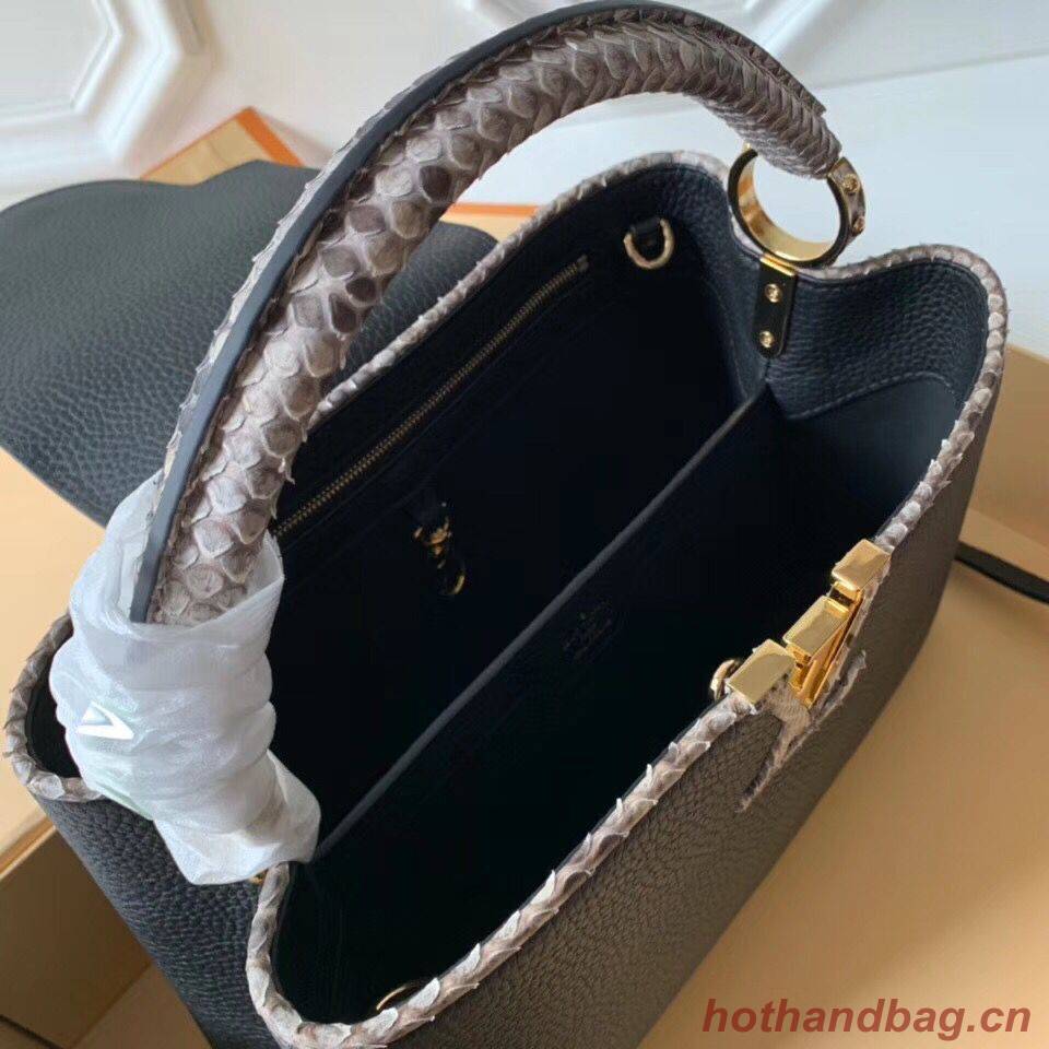 Louis Vuitton Original CAPUCINES PM M94586 Black