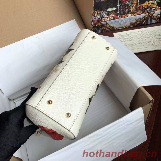 Dolce & Gabbana SICILY Bag Calfskin Leather 4136-3 white Dolce & Gabbana SICILY Bag Calfskin Leather 4136-3 white