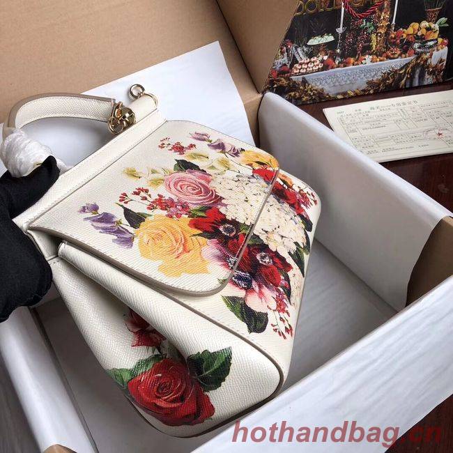 Dolce & Gabbana SICILY Bag Calfskin Leather 4136-3 white Dolce & Gabbana SICILY Bag Calfskin Leather 4136-3 white