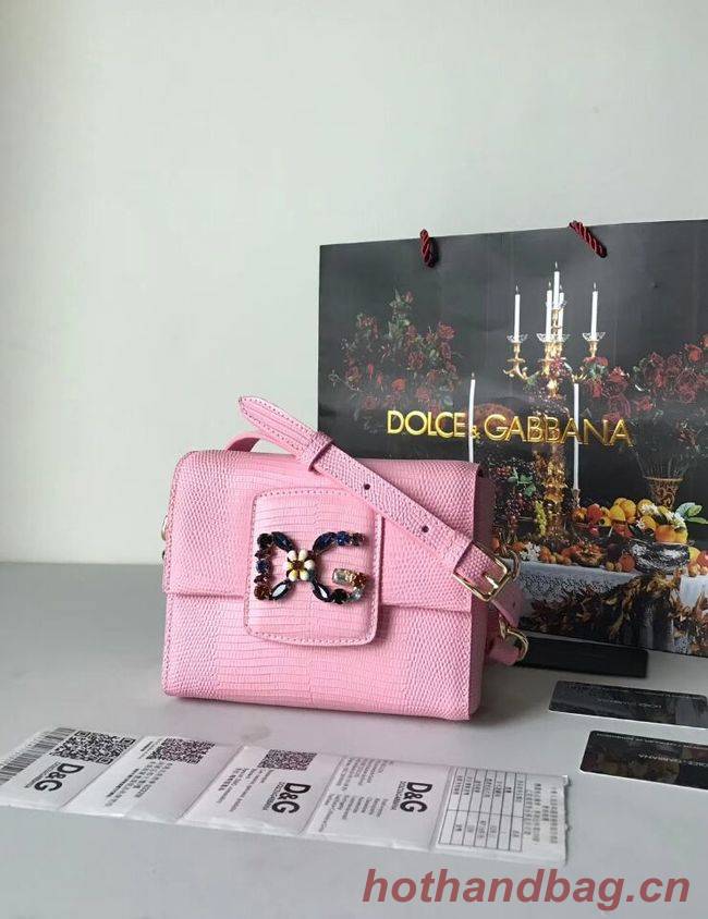 Dolce & Gabbana Calfskin Leather shoulder bag 5568 pink Dolce & Gabbana Calfskin Leather shoulder bag 5568 pink