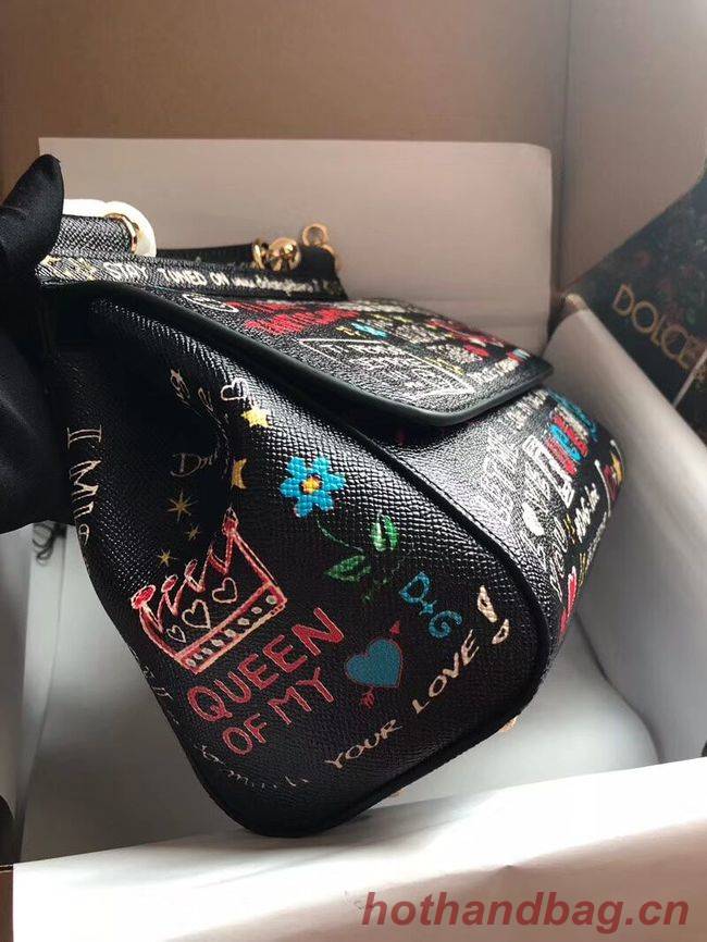 Dolce & Gabbana SICILY Bag Calfskin Leather 4136-16 Dolce & Gabbana SICILY Bag Calfskin Leather 4136-16