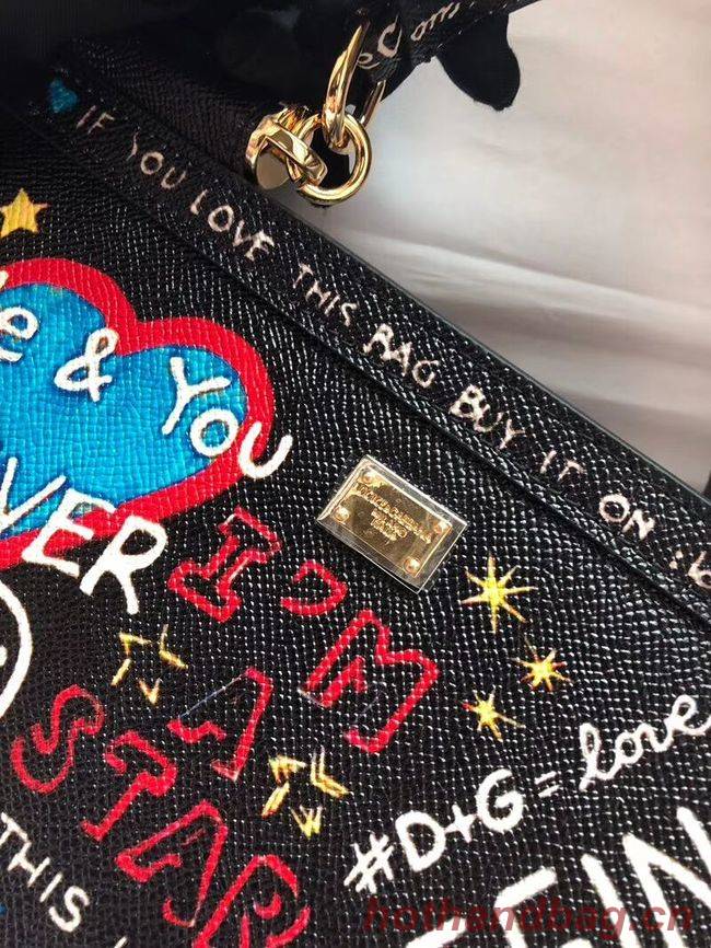 Dolce & Gabbana SICILY Bag Calfskin Leather 4136-16 Dolce & Gabbana SICILY Bag Calfskin Leather 4136-16