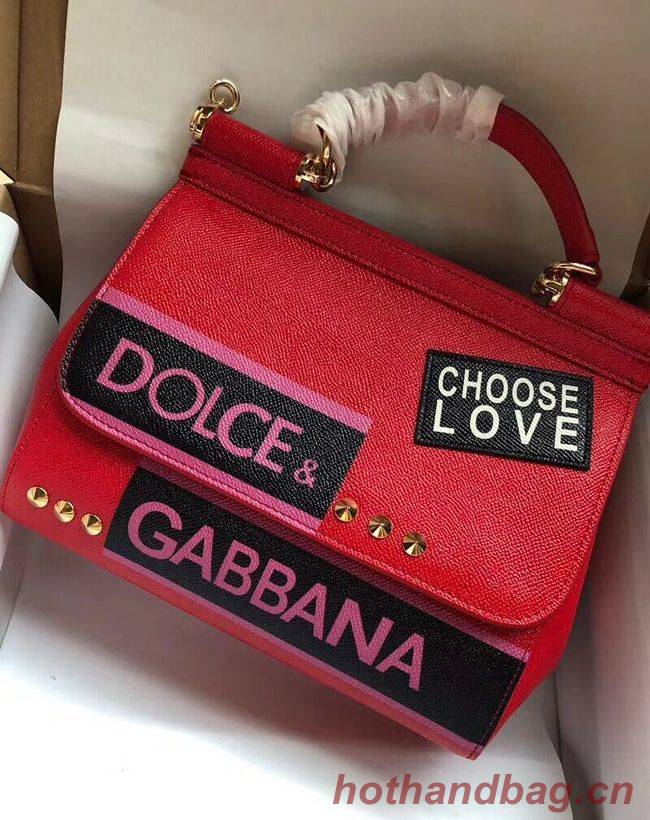 Dolce & Gabbana SICILY Bag Calfskin Leather 4136-17 Dolce & Gabbana SICILY Bag Calfskin Leather 4136-17