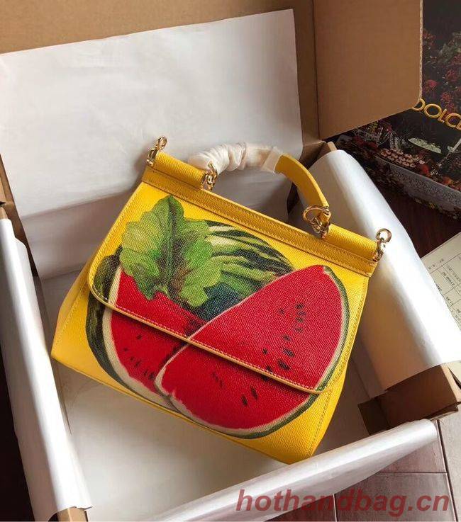 Dolce & Gabbana SICILY Bag Calfskin Leather 4136-21 Dolce & Gabbana SICILY Bag Calfskin Leather 4136-21