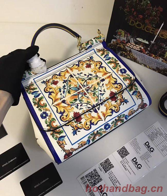 Dolce & Gabbana SICILY Bag Calfskin Leather 4136-25 Dolce & Gabbana SICILY Bag Calfskin Leather 4136-25