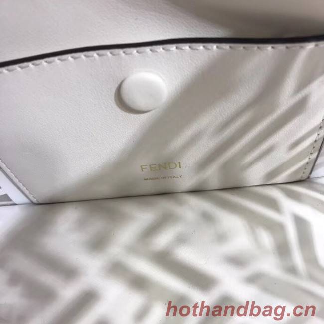 Fendi KAN I F SMALLPU tote bag 8BT286A7T white