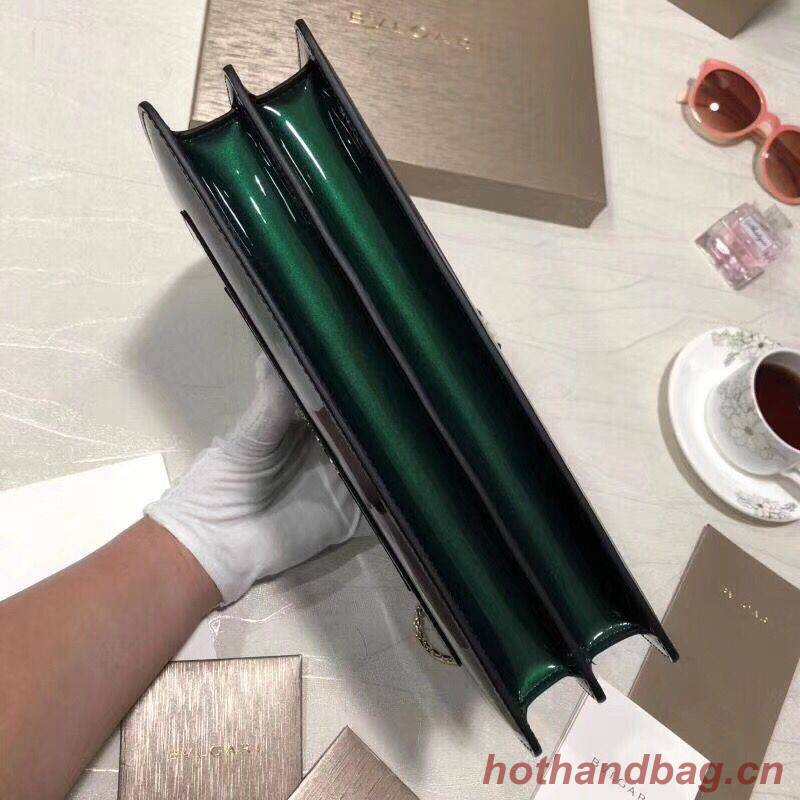 BVLGARI Serpenti Forever leather shoulder bag 35108 Green BVLGARI Serpenti Forever leather shoulder bag 35108 Green