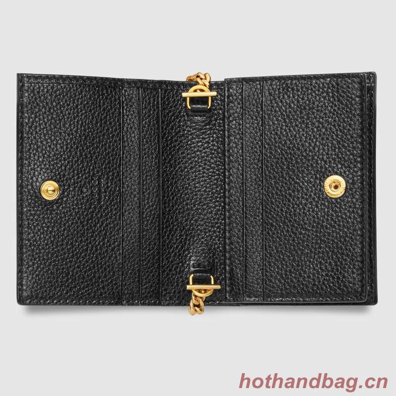 Gucci Zumi Card Holder 570660 Black Gucci Zumi Card Holder 570660 Black
