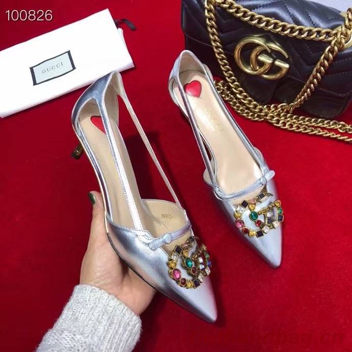 Gucci GG mid-heel pump GG1494BL-4 Gucci GG mid-heel pump GG1494BL-4