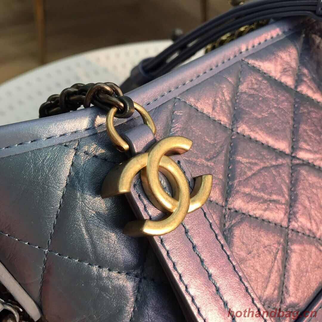 Chanel gabrielle small hobo bag A91810 blue Chanel gabrielle small hobo bag A91810 blue