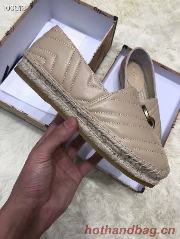 Gucci Leather espadrille with Double G GG1506LRF Dusty pink Gucci Leather espadrille with Double G GG1506LRF Dusty pink