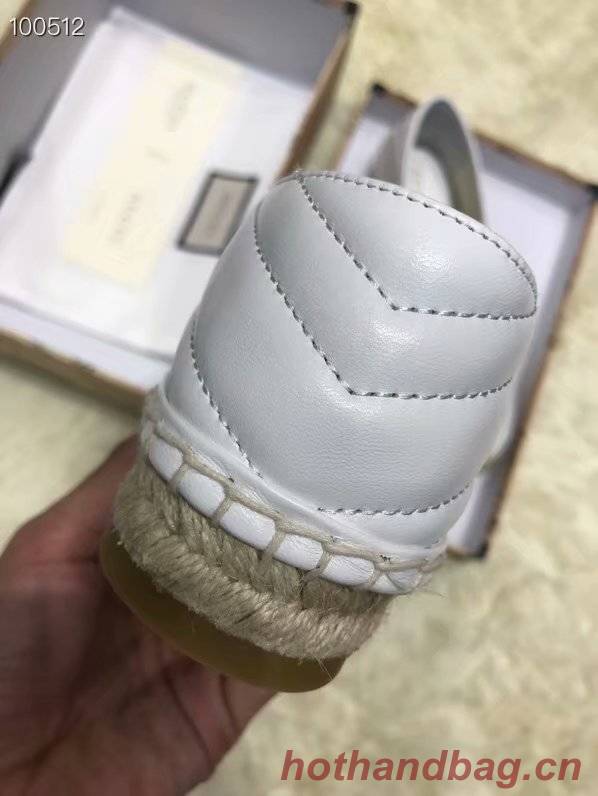 Gucci Leather espadrille with Double G GG1506LRF white Gucci Leather espadrille with Double G GG1506LRF white