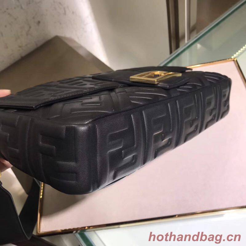 FENDI BAGUETTE large Shoulder Bag 8BR771A black FENDI BAGUETTE large Shoulder Bag 8BR771A black