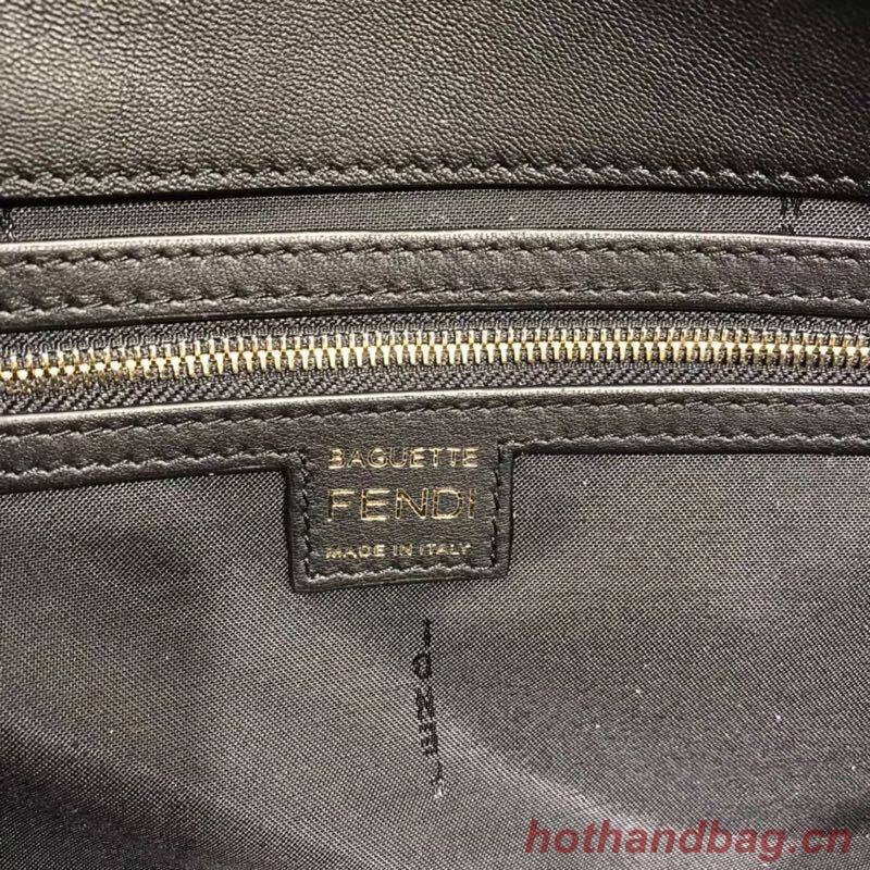 FENDI BAGUETTE large Shoulder Bag 8BR771A black FENDI BAGUETTE large Shoulder Bag 8BR771A black