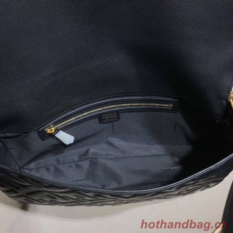 FENDI BAGUETTE large Shoulder Bag 8BR771A black FENDI BAGUETTE large Shoulder Bag 8BR771A black