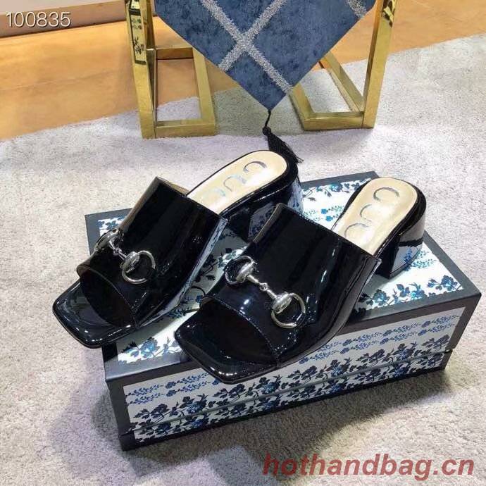 Gucci lady slippers GG1501BL-1 5CM height Gucci lady slippers GG1501BL-1 5CM height
