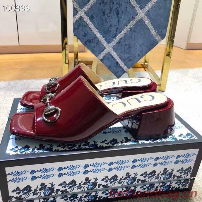 Gucci lady slippers GG1501BL-3 5CM height Gucci lady slippers GG1501BL-3 5CM height