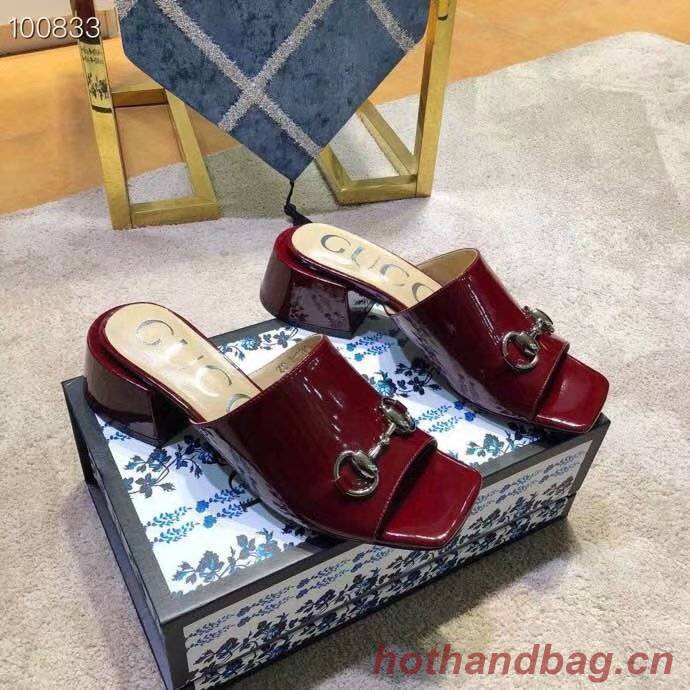 Gucci lady slippers GG1501BL-3 5CM height Gucci lady slippers GG1501BL-3 5CM height