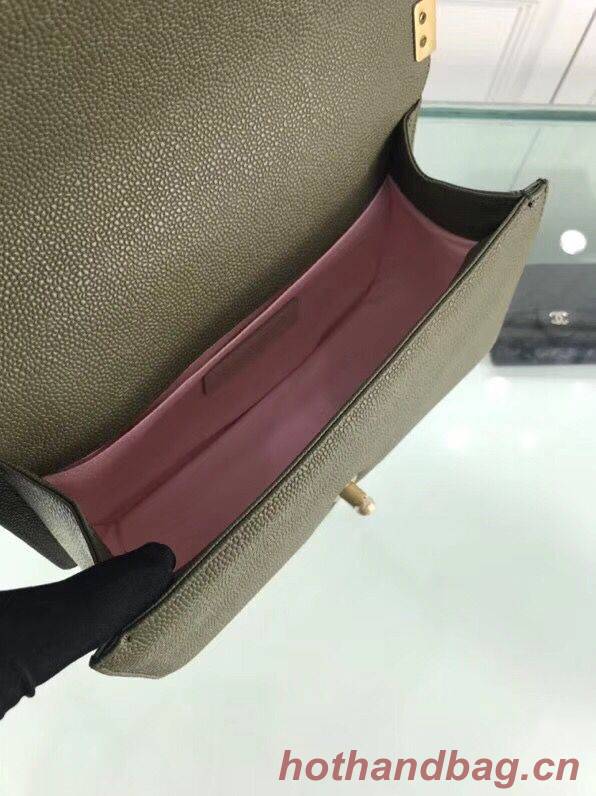 Chanel Leboy Original Calfskin leather Shoulder Bag Dark Green A67086 Gold Chanel Leboy Original Calfskin leather Shoulder Bag Dark Green A67086 Gold