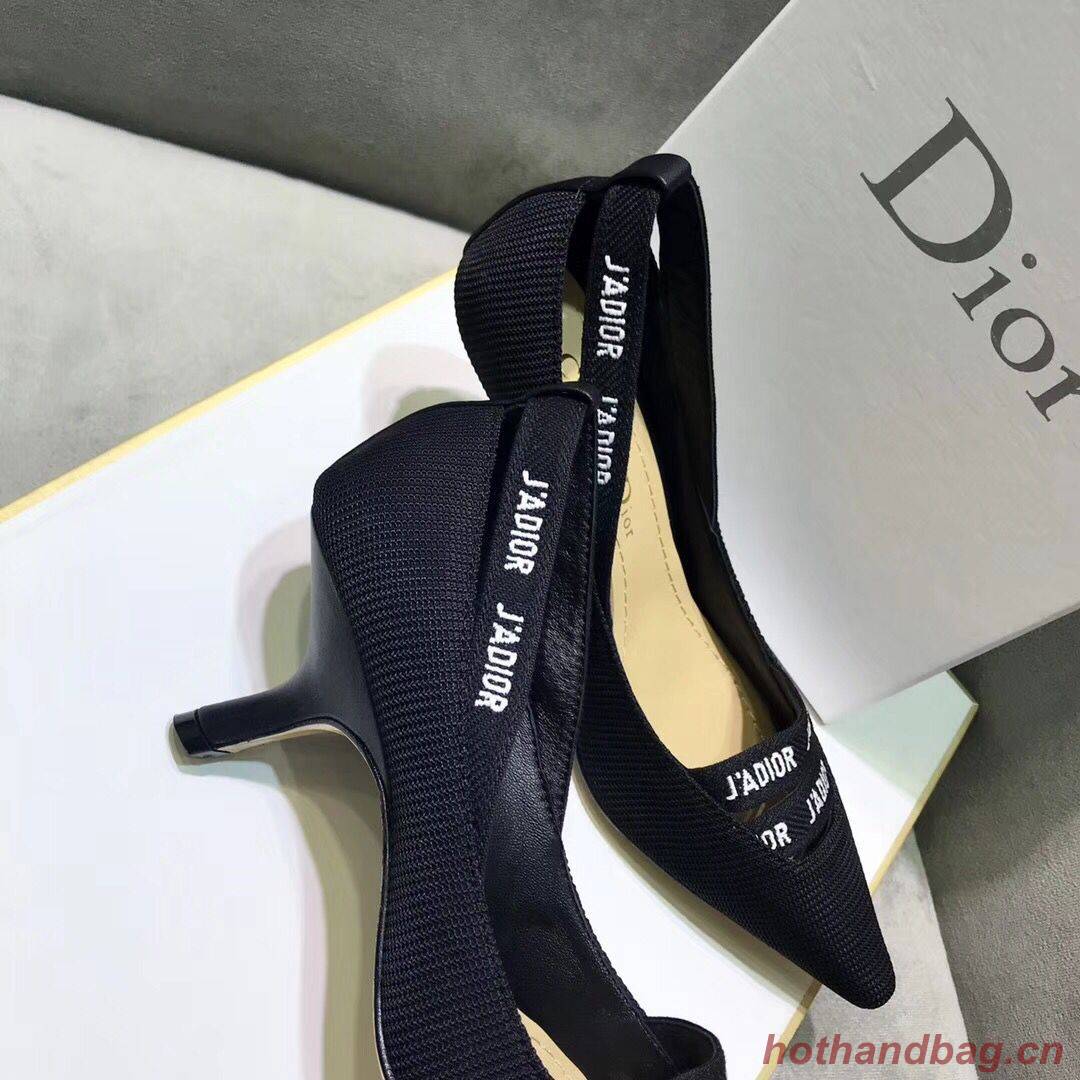 Dior Mid-heeled D80699-2 Shoes Black Dior Mid-heeled D80699-2 Shoes Black