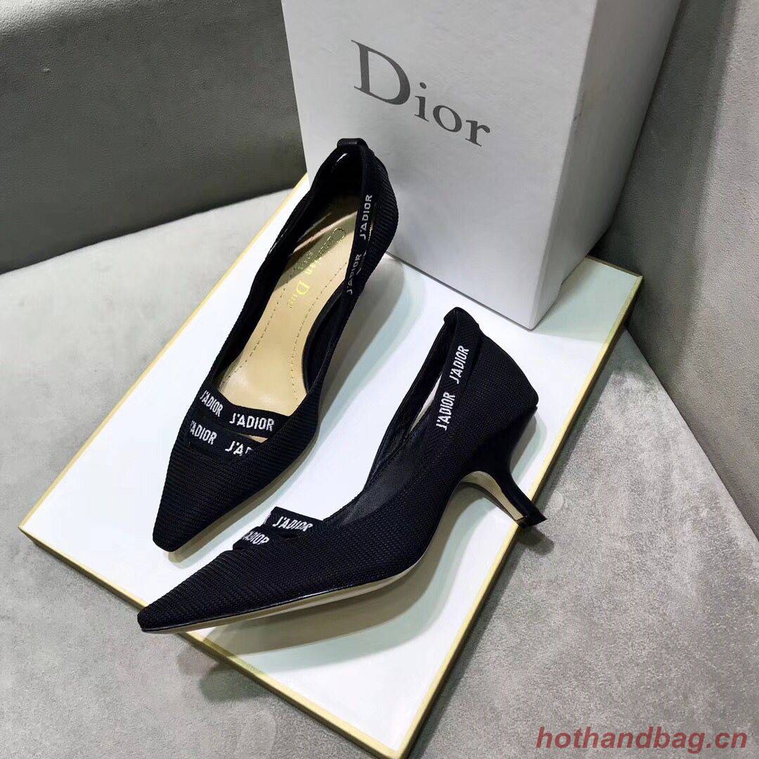 Dior Mid-heeled D80699-2 Shoes Black Dior Mid-heeled D80699-2 Shoes Black