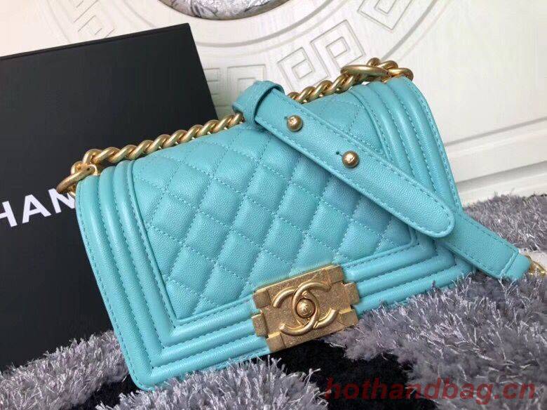 Boy Chanel Flap Shoulder Bag Sheepskin Leather A67085 Blue Boy Chanel Flap Shoulder Bag Sheepskin Leather A67085 Blue