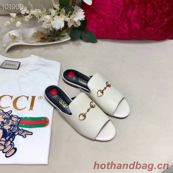 Gucci Leather slipper GG1535BL-1 Gucci Leather slipper GG1535BL-1