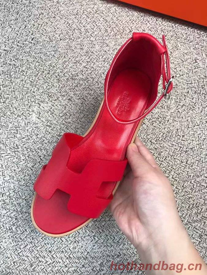 Hermes lady leather Sandals HO844OMF-3 Hermes lady leather Sandals HO844OMF-3