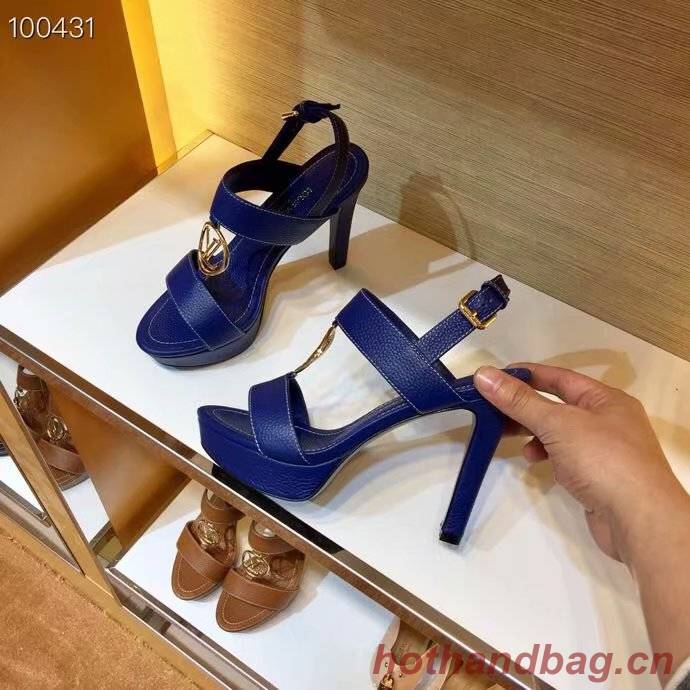 Louis Vuitton lady leather Sandals LV955SY-3 10CM height Louis Vuitton lady leather Sandals LV955SY-3 10CM height