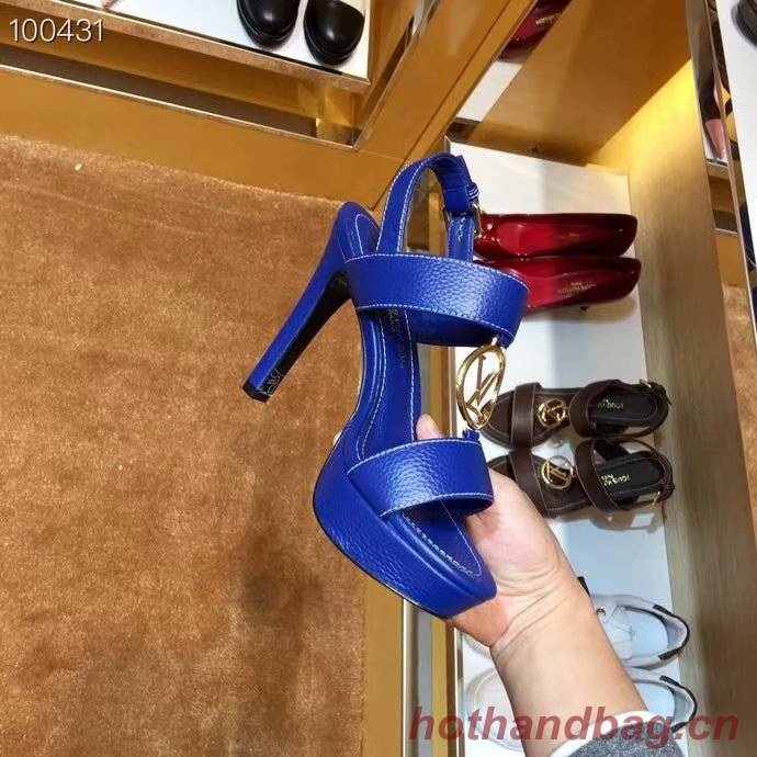 Louis Vuitton lady leather Sandals LV955SY-3 10CM height Louis Vuitton lady leather Sandals LV955SY-3 10CM height