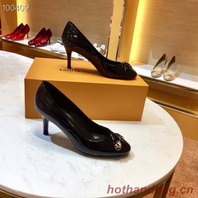 Louis Vuitton lady leather Sandals LV957SY-4 7CM height Louis Vuitton lady leather Sandals LV957SY-4 7CM height