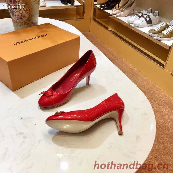 Louis Vuitton lady leather Sandals LV957SY-6 7CM height Louis Vuitton lady leather Sandals LV957SY-6 7CM height