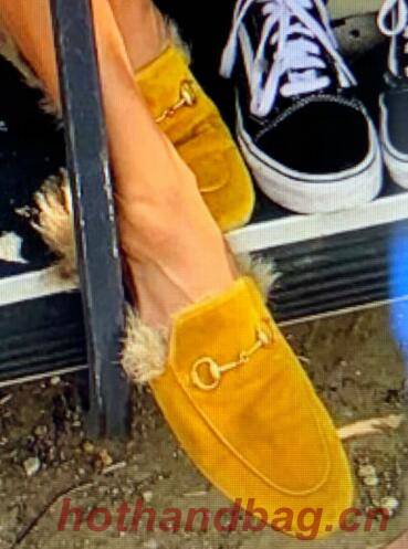 Gucci Slipper GG153590 Yellow Gucci Slipper GG153590 Yellow