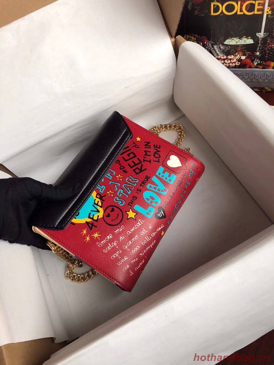 Dolce & Gabbana Original Leather Shoulder Bag BB6318 Dolce & Gabbana Original Leather Shoulder Bag BB6318