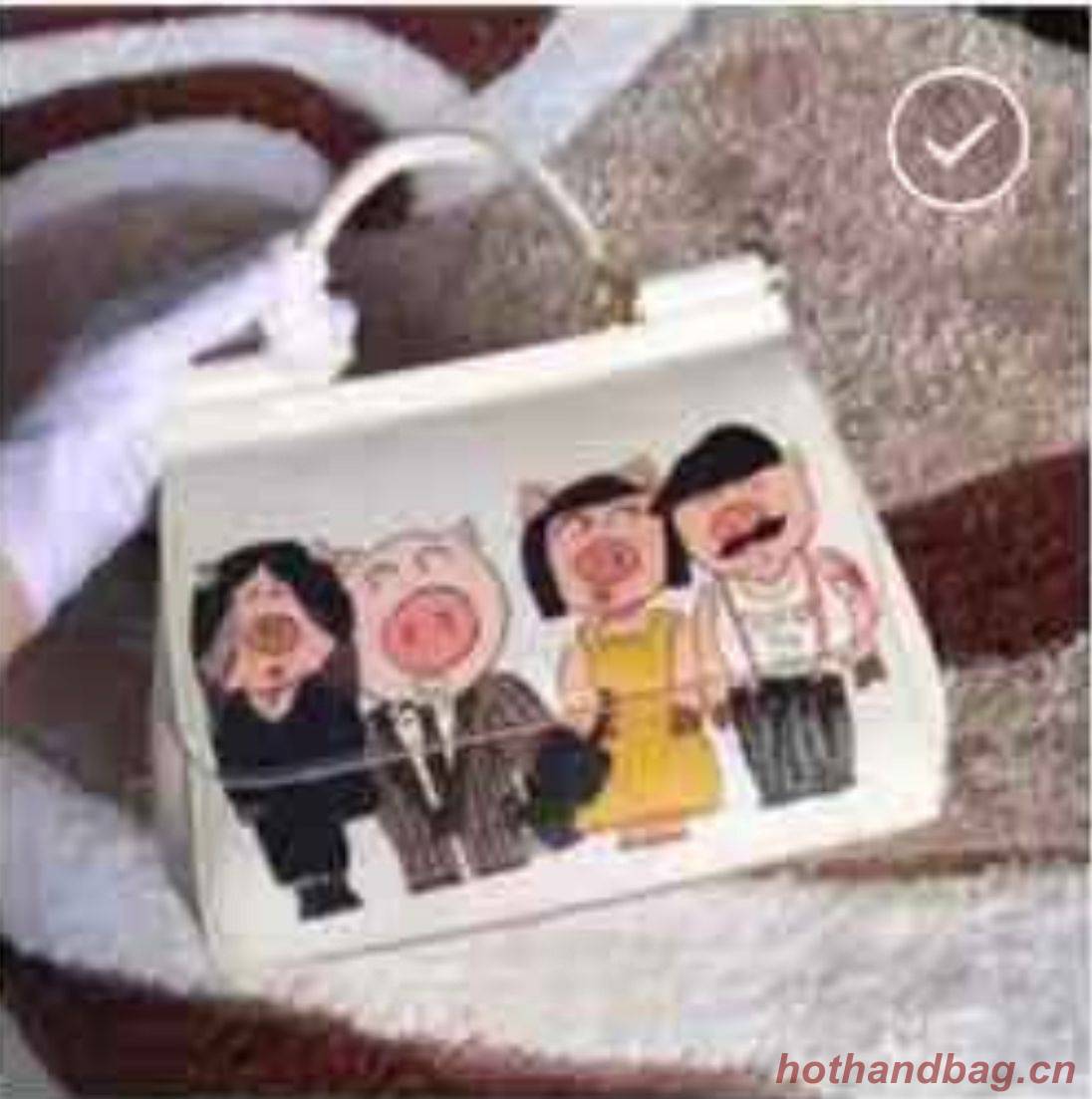 Dolce & Gabbana Origianl Bag DG8633 Pig White Dolce & Gabbana Origianl Bag DG8633 Pig White