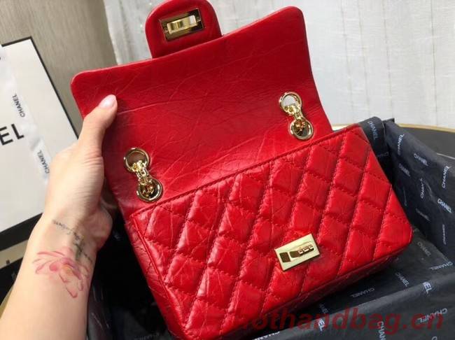 Chanel Shoulder Bag Original Leather Red AS0874 Gold Chanel Shoulder Bag Original Leather Red AS0874 Gold