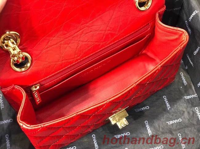 Chanel Shoulder Bag Original Leather Red AS0874 Gold Chanel Shoulder Bag Original Leather Red AS0874 Gold