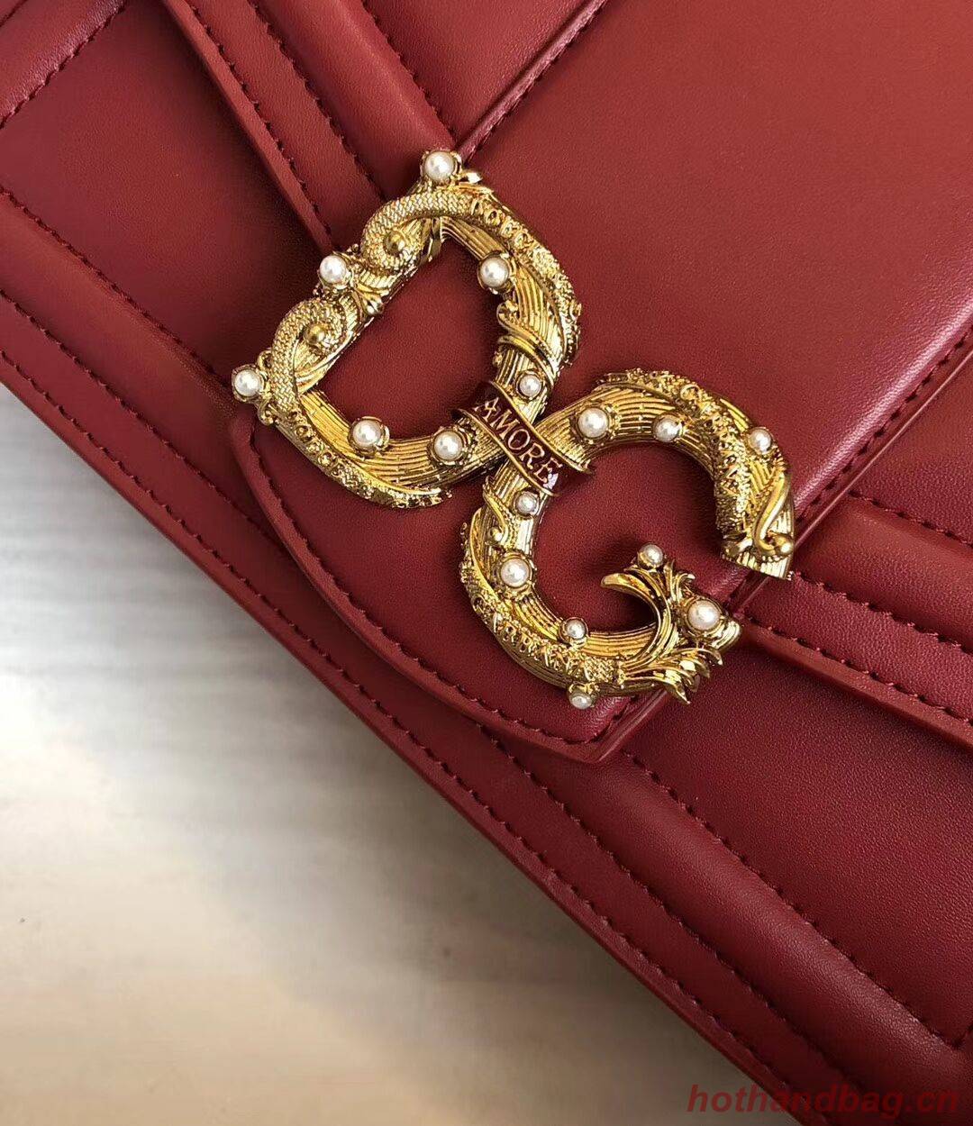 Dolce & Gabbana Origianl Leather Bag 4916 Red Dolce & Gabbana Origianl Leather Bag 4916 Red